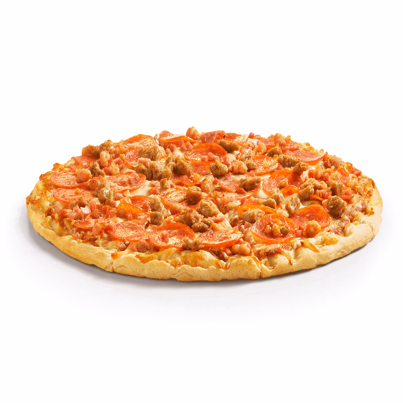 Hvor mange kalorier er der i en meat lover pizza?