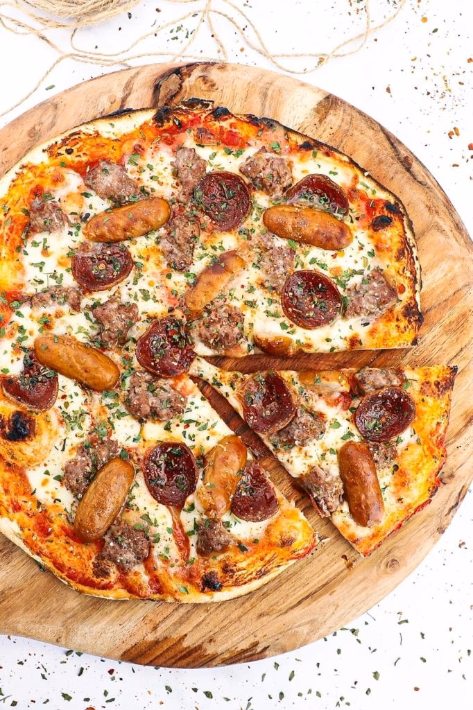 Hvor meget protein er der i en frysepizza?