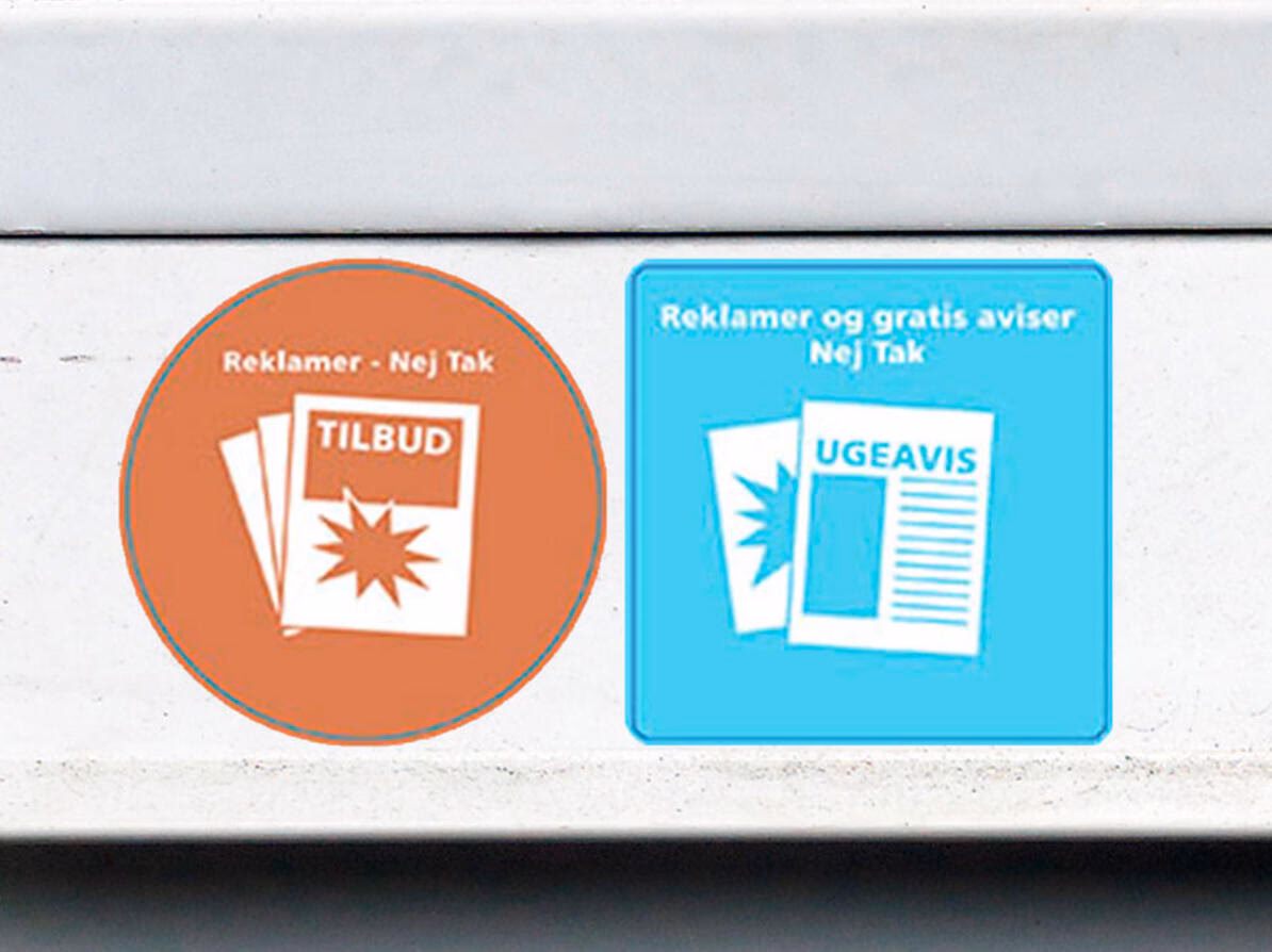 Hvordan får man et Nej Tak til reklameskilt?