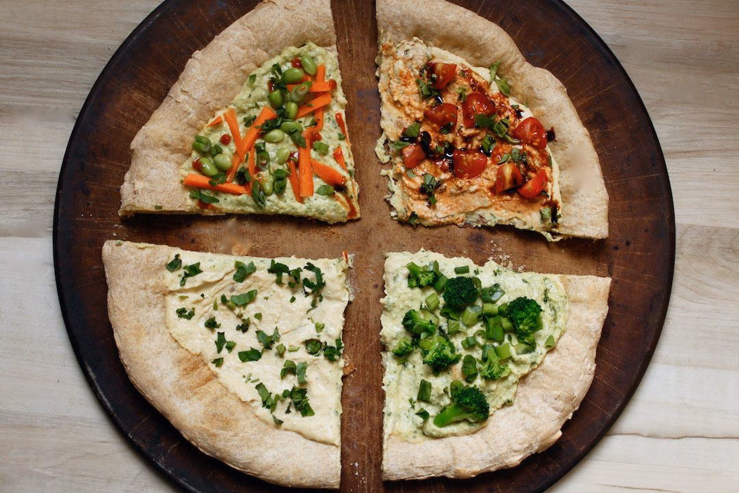 Hvad kan man spise sammen med hummus?