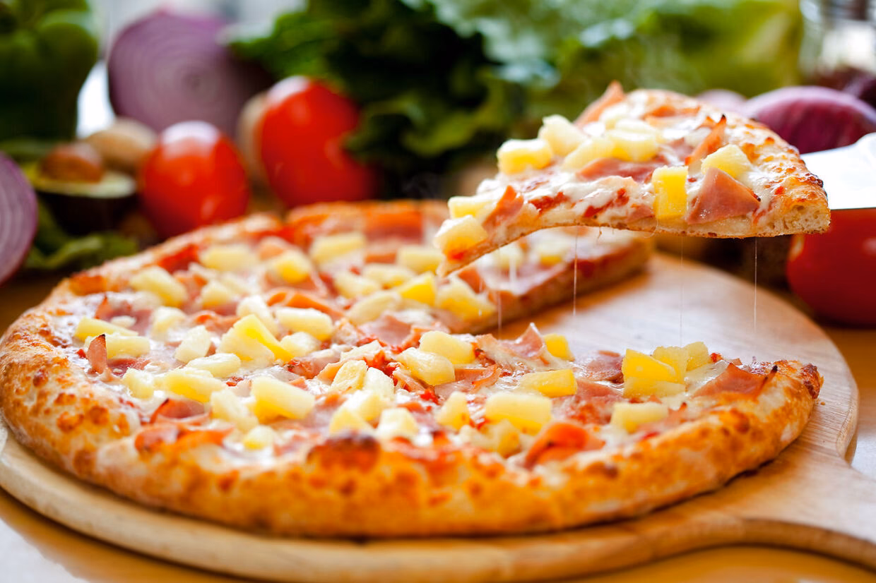 Kan man få ananas på pizza i Italien?